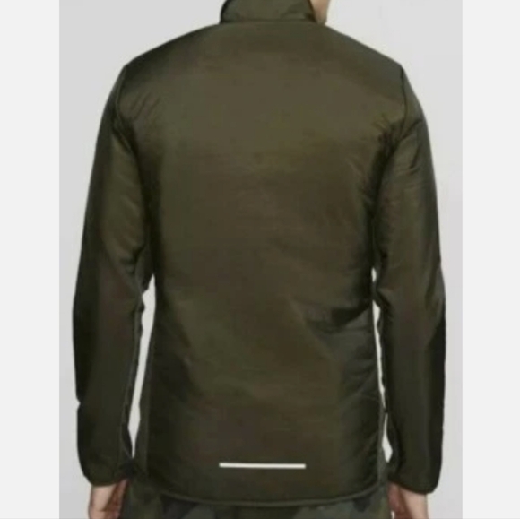 Nike Aerolayer Running Jacket Men’s Medium Green Windproof Lightweight - Picture 5 of 16